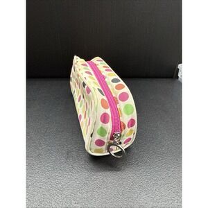 Contents Bag Pouch Brown Zip Compartments